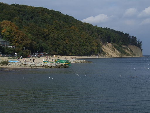 Klif w Gdyni Orłowie